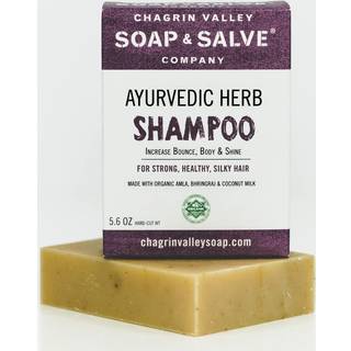 Ayurvedic økologisk shampoobar: fylde, fint tyndt hår, hårtab, skæl Stor 160 g.