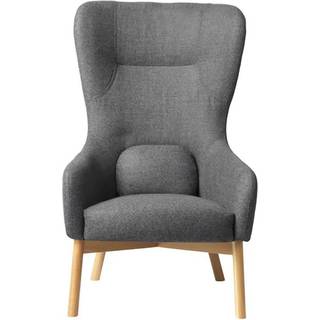 FDB Møbler L35 Gesja Wing Chair øreklapstol Oak nature lacquered-dark grey