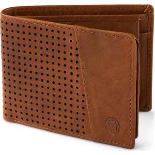 Cambodia Perforeret Lysebrun RFID Læderpung