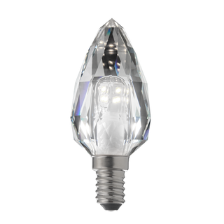 Diamant Krystal Kertepære - LED - E14 - 4,3w (380lm) - 4000K - Unison
