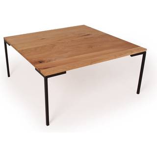 Kita Sofabord, Eg, Natur olie, 100x100 cm