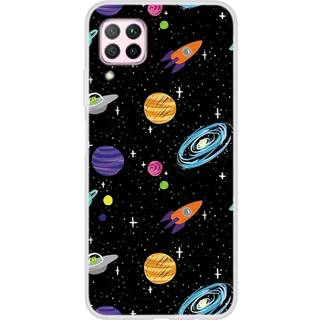 Huawei P40 Lite Fleksibelt Plastik Cover - Rumskib