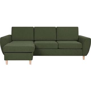 Madrid Nordic vendbar sofa m. chaiselong - grøn