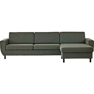 Urban 3D XL vendbar sofa m. chaiselong - grøn