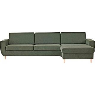Urban 3D XL vendbar sofa m. chaiselong - grøn