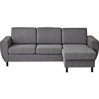 Rom Nordic vendbar sofa m. chaiselong - antracit