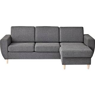 Rom Nordic vendbar sofa m. chaiselong - antracit