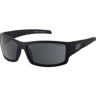 Dirty Dog Defendor Polarized 53654 65 Solbriller Mænd Black - Matte Satin Black - 65mm