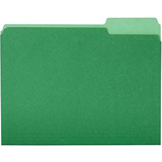 Amazon Basics File mapper Brevst?rrelse 1/3 Cut Tab Bright Green 36-Pack