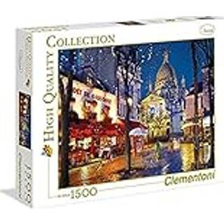 Clementoni h?jkvalitets serie-Paris Montemarte puslespil (1500 brikker)