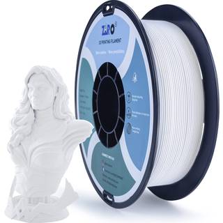 Ziro Matte Pla Filament 175mm 1 kg 3D-printer Filament H?j sejhed Pla Dimensional n?jagtighed +- 003mm Matte Pla White