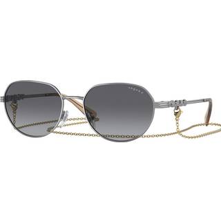 VOGUE EYEWEAR Kvinde VO4254S 548/T3 Solbriller Metal Rifle tønde Grå Geometrisk Polariseret Skygge