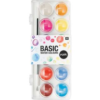 Basic Pearl Water Colours Wasserfarbkasten 12 Farben - Mehrfarbig