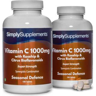 Vitamin C 1000mg Rosehip Citrus Bioflavonoids (360 Tablets)