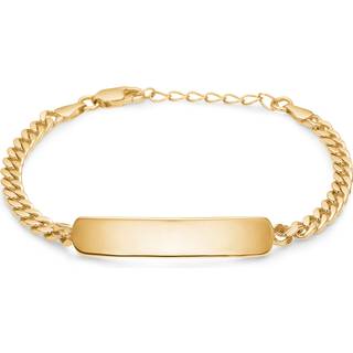Avilé Jewelry Panzer Armbånd 18 kt. Forgyldt Sølv DI003-GP-16,5 + 3 cm - Unisex - 925 Sterling Silver