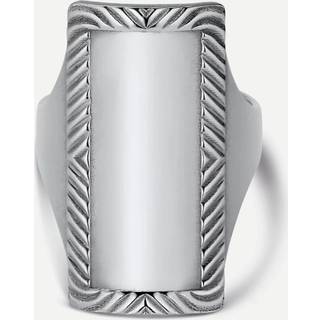 Impression Armour Ring - Sterling Silver - 52