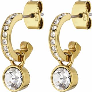 DYRBERG/KERN DESSA ØRERING 380062 (Gold, Crystal, ONESIZE)