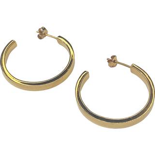 Pico London Øreringe 24 kt. Forgyldt Messing S01009-FG - Dame - Brass