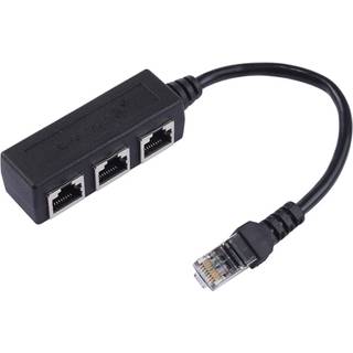 Forgreningsstik/splitter RJ45 til Ethernet