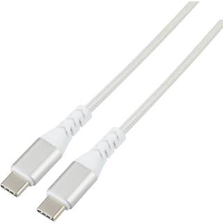 Dacota Platinum USB-C - USB-C-kabel 1 M, hvid ➞ På lager - klar til levering og afhentning
