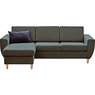 Rom Nordic vendbar sofa m. chaiselong - grøn