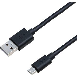 Eletra USB-A 2.0 M - Micro M 5M-kabel, sort ➞ På lager - klar til levering og afhentning