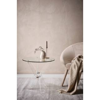 LENOEL sidebord ø 56 cm - Transparent