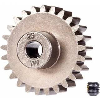 Traxxas - TRX6492X - Gear, 25-T pinion (1.0 metric pitch) (fits 5mm shaft)/ set screw (for use only with steel spur gears)