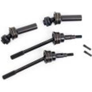 Traxxas - TRX9051R - Driveshafts, front, extreme heavy duty, steel-spline constant-velocity with 6mm stub axles (complete assembly) (2)