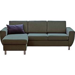 Rom Nordic vendbar sofa m. chaiselong - grøn