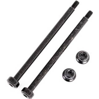 Traxxas - TRX9543 - Suspension pins, outer, rear, 3.5x56.7mm (hardened steel) (2)/ M3x0.5mm NL, flanged (2)