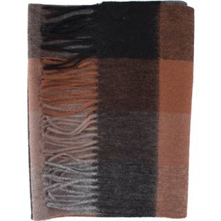 Mønstret uldtørklæde