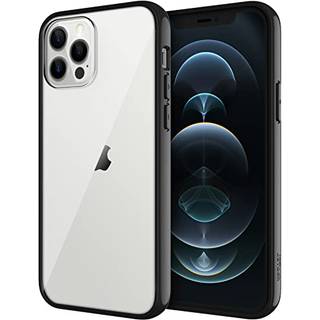 Jetech-sag til iPhone 1212 Pro 61-tommer ikke-gule st?dfast telefonbofangerd?kning Anti-Scratch Clear Back (sort)