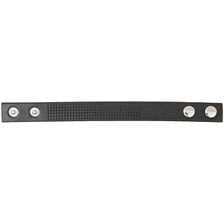 Armband zum Besticken schwarz 23x2cm - Schwarz