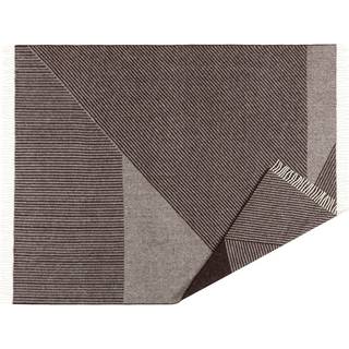 NJRD Stripes uldplaid 130x185 cm Brun
