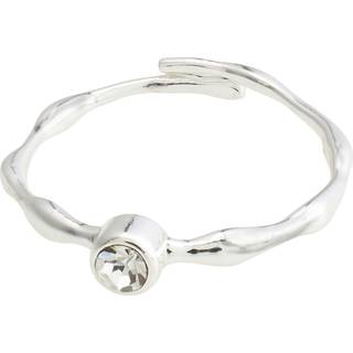 Pilgrim LULU krystal stack ring sølvbelagt