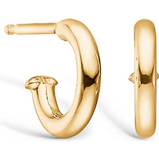 Blossom ørering i 14 kt guld, 10 mm