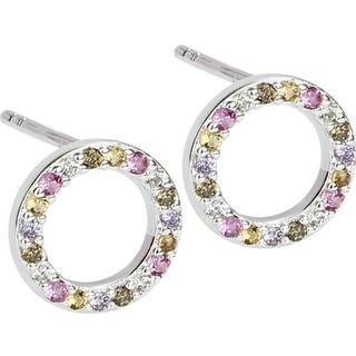 PASTEL CIRCLE EARSTUD | SILVER