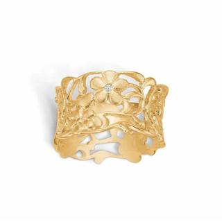 Blossom Copenhagen - 14 karat guldring med diamant - 14641040-34