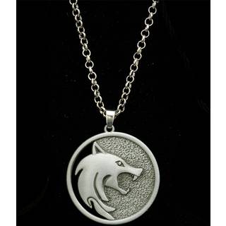 Wolf Medaillon Halskette