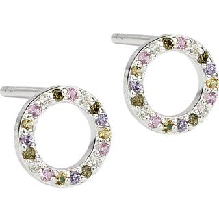 PASTEL CIRCLE EARSTUD | SILVER