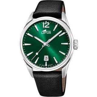 Mænds Lotus 18693/4 Sort Grøn Ur - Stilfuld Unisex Urværk