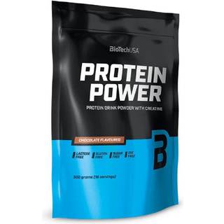 Proteinpulver m. kreatin og jordbær- og banansmag (På lager i varehus)