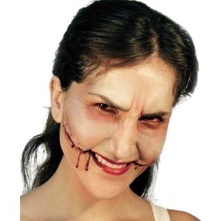 Joker Smile Latexwunde