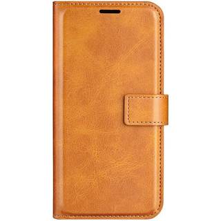iPhone 14 Plus Læder Flip Cover m. Kortholder & Magnetisk Åbne/Lukke Funktion - Gul