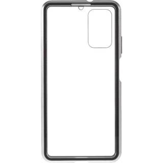 Xiaomi Poco M3 Magnetisk Metal Cover m. Glas For- og Bagside - Sølv