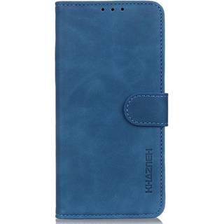 Samsung Galaxy S22 KHAZNEH Retro Læder Cover m. Pung - Blå