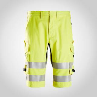 Snickers 6160 protecwork, high-vis shorts, klasse1 gul 60
