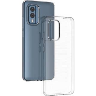 Nokia X30 Fleksibel Bagside Cover - Gennemsigtig