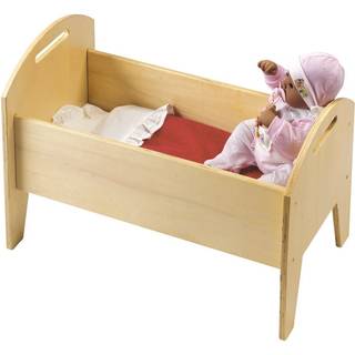 Dukkeseng i træ fra Educo - liggemål 62 x 28 cm.